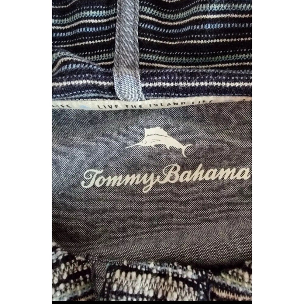 Tommy Bahama North Beach Baja Hoodie Size  XL Bering Blue - Picture 3 of 5